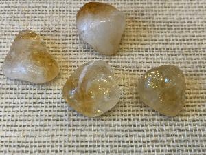Citrine Up to 5g Regular Colour Tumbled Stone (Selected)