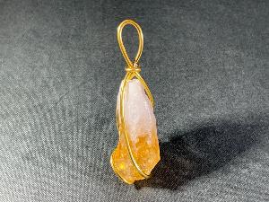 Citrine Hand Wired Pendant (REF:HWCCP7)