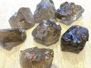 Smokey Quartz - 30g to 36g 'Rough Massive Form'  (Selected)