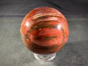 Indian Fossil Wood Sphere (REF:FIWSP1) 