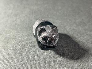 Panda Carved From Black Onyx (REF:CABO12)