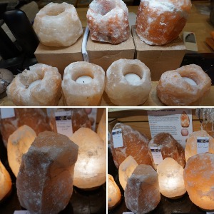 Crystal Electric lamps & T-Light holders