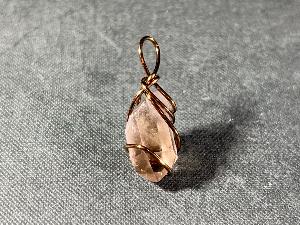 Smokey Quartz Hand Wired Pendant (REF:HWSQTZ11)