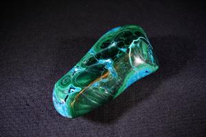 Chrysocolla & Malachite, from Democratic Republic of Congo (No.388)