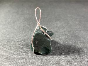 Green Jasper Hand Wired Pendant (No.758)