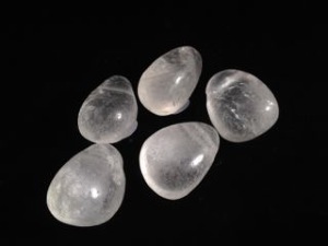 Drilled - Quartz - Tumbled Stone (Selected)