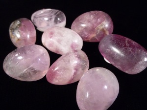 Fluorite - Pink Fluorite Tumbled Stone