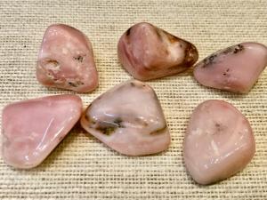 Opal - Pink Rose Opal 10g to 13g Tumbled Stone (Selected)