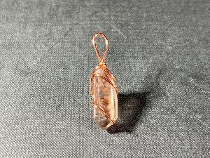 Smokey Quartz Hand Wired Pendant (REF:HWSQTZ9)